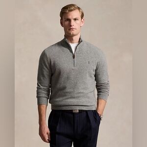 Polo by Ralph Lauren  -- 100% Wool Quarter Zip -- XXL -- Authenticated